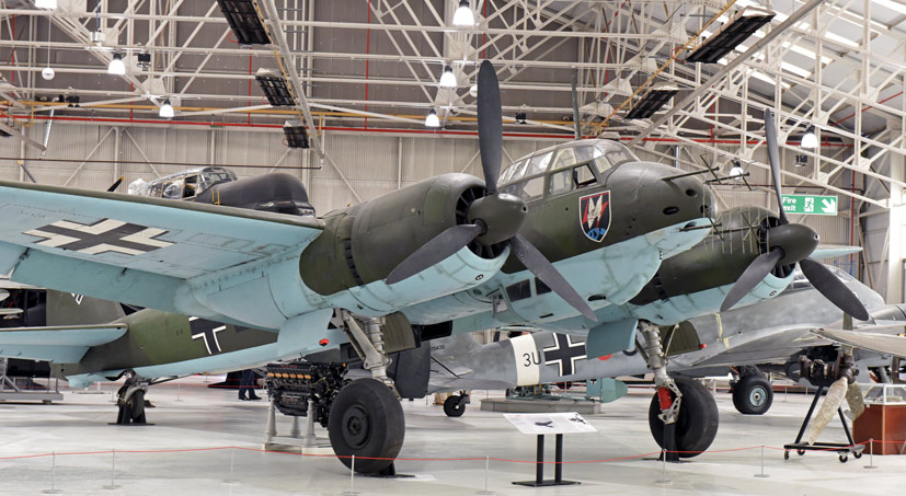 Rare Junkers Ju-88R-1 D5+EV Luftwaffe on Airfix and Corgi Aerodrome