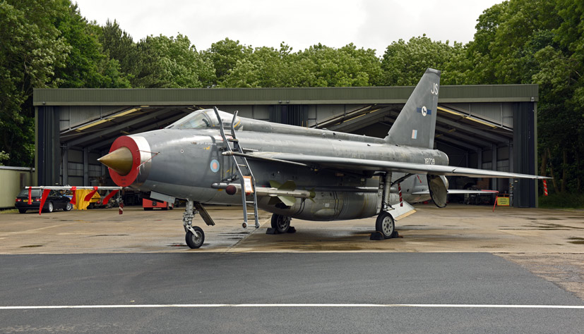 Exclusive Lightning Preservation group four Lightning gathering on Airfix and Corgi Aerodrome