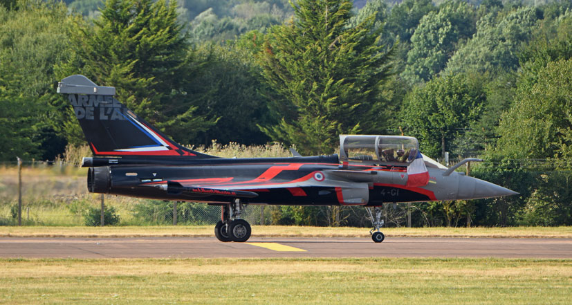 French Air Force Solo Rafale C RIAT 2018 tribute to RAF 100 on Airfix and Corgi Aerodrome
