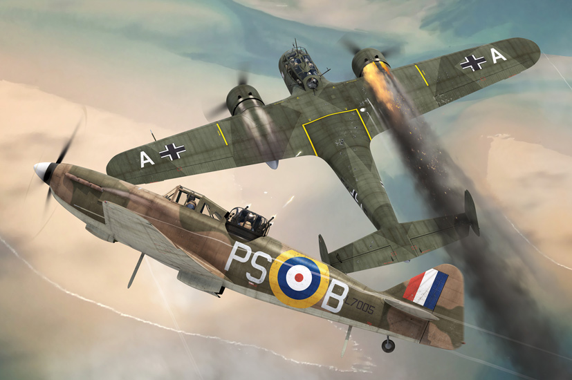 Airfix Battle of Britain Boulton Paul Defiant Mk.I A05128A on the Airfix Workbench blog