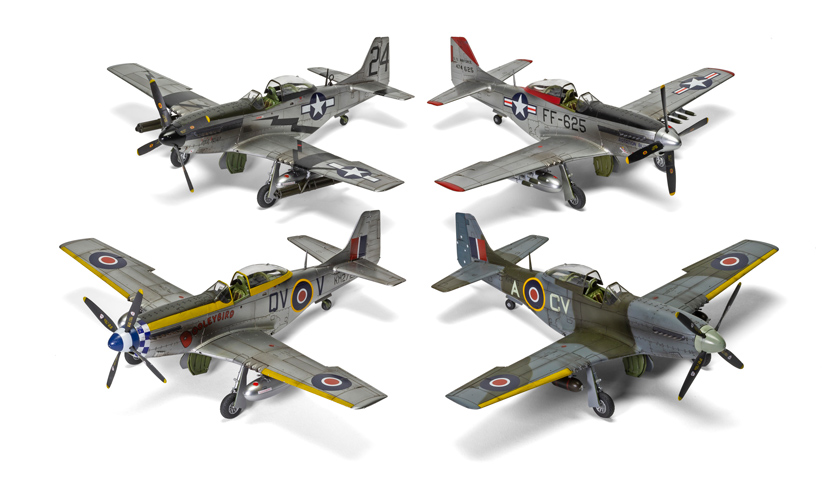 North American P-51D Mustang build collection on the Airfix Workbench blog