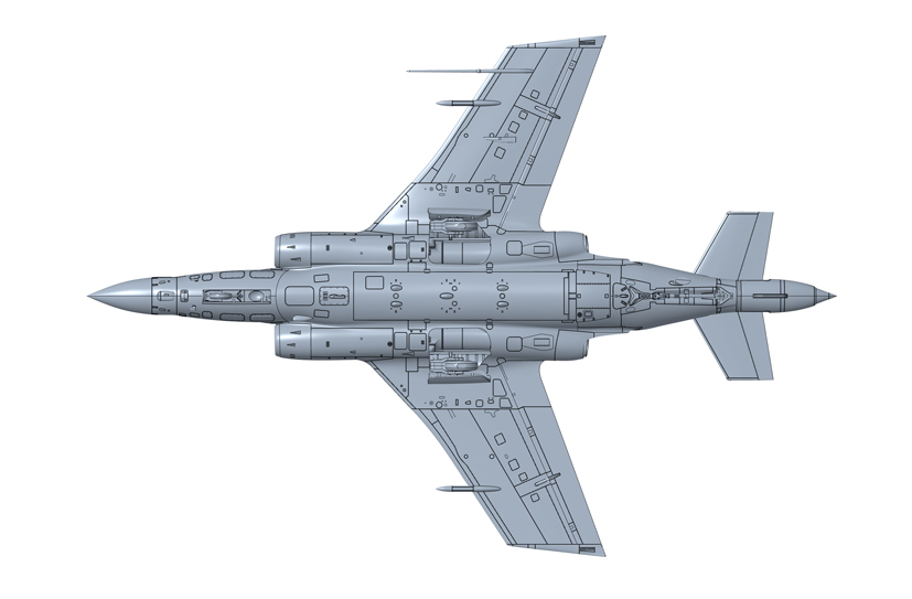 Exclusive development images from the new Airfix Blackburn Buccaneer S Mk.2 A06021on the Airfix Workbench blog