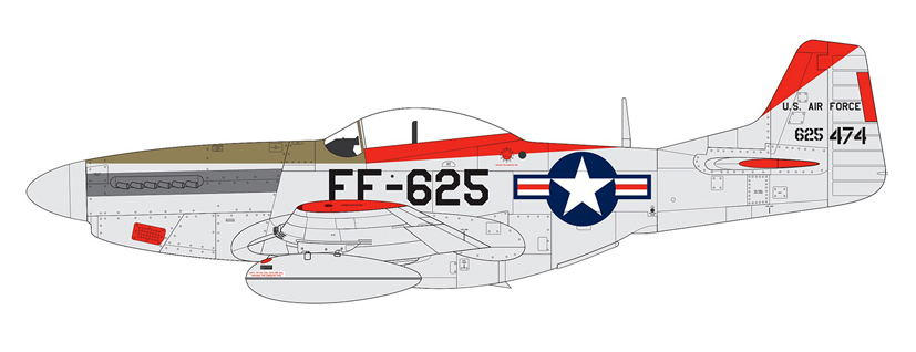 Airfix A05136 North American F-51D Mustang 'Rotation Blues' Korean War on the Airfix Workbench blog