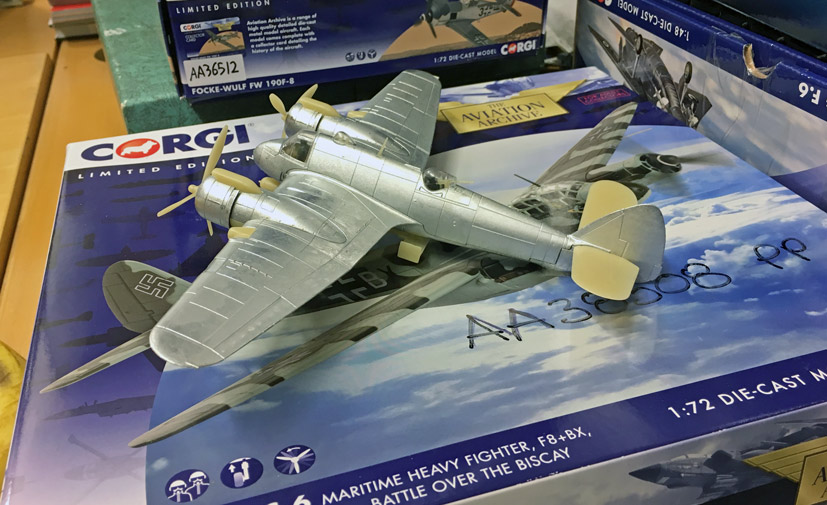 Exclusive new Aviation Archive Bristol Beaufighter TF.X new tooling on Corgi die-cast diaries blog