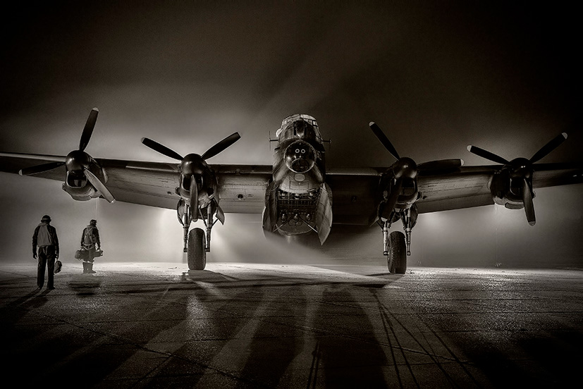 East Kirkby Avro Lancaster and De Havilland Mosquito drone footage feature on the Airfix and Corgi Aerodrome blog