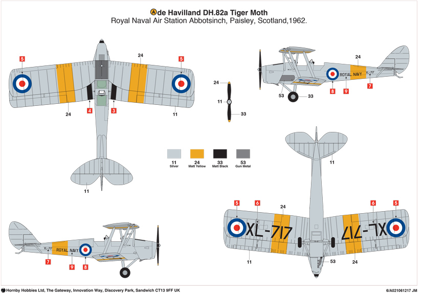 New Airfix de Havilland DH 82A Tiger Moth A02106 on the Airfix Workbench blog