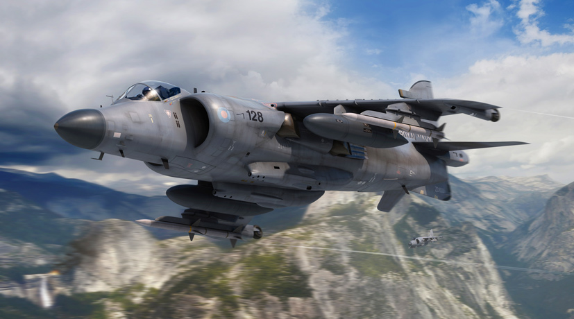 Airfix British Aerospace Sea Harrier FA2 A04052A