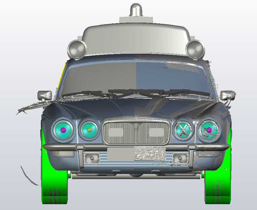 Exclusive Corgi Vanguards Jaguar XJ6 scan and CAD development on Corgi die-cast diaries blog