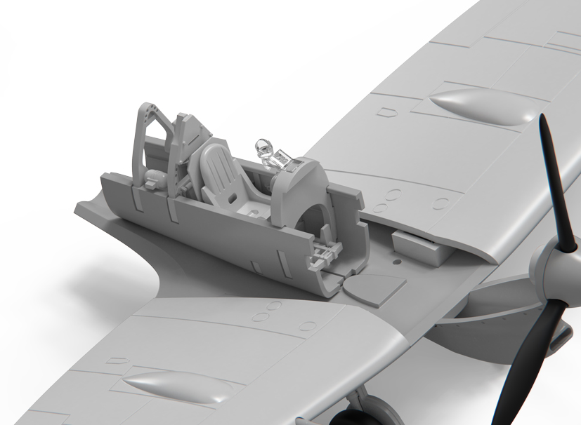 Young Airfix model kit designer works on his first Spitfire on the Airfix Workbench blog