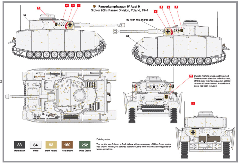 Latest Airfix large scale German Panzer IV Ausf H A1351 on the Airfix Workbench blog