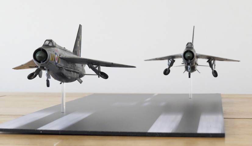 Spectacular RAF Tengah 74 Squadron Lightning scramble diorama build on the Airfix Workbench blog