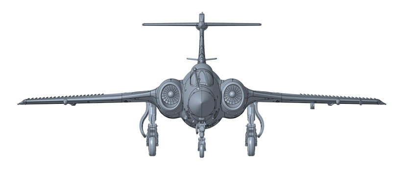 Exclusive development images from the new Airfix Blackburn Buccaneer S Mk.2 A06021on the Airfix Workbench blog