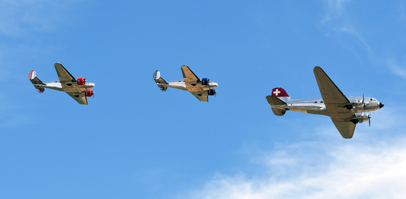 Rare Douglas DC-3 airliner and the magnificent Douglas C-47 Skytrain D-Day 75th Anniversary on Airfix and Corgi Aerodrome