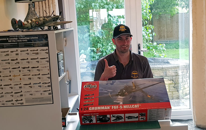 New Airfix Grumman F6F-5 Hellcat 'Kink of the Pacific' on the Airfix Workbench blog