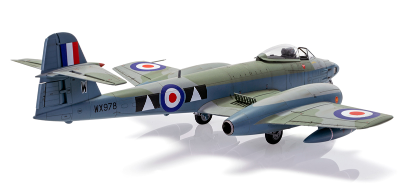 Gloster Meteor FR.9 reconnaissance fighter A09188 RAF No.208 Squadron on the Airfix Workbench blog
