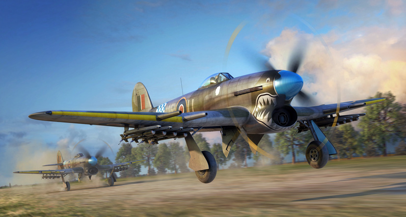Airfix Hawker Typhoon hedgerow hugging hunter A02041A Sharky on the Airfix Workbench blog