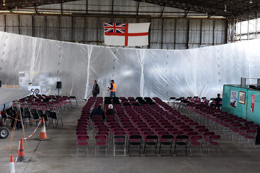 Ulster Aviation Society Royal Navy Phantom XT864 unveiling event review on Airfix Workbench blog