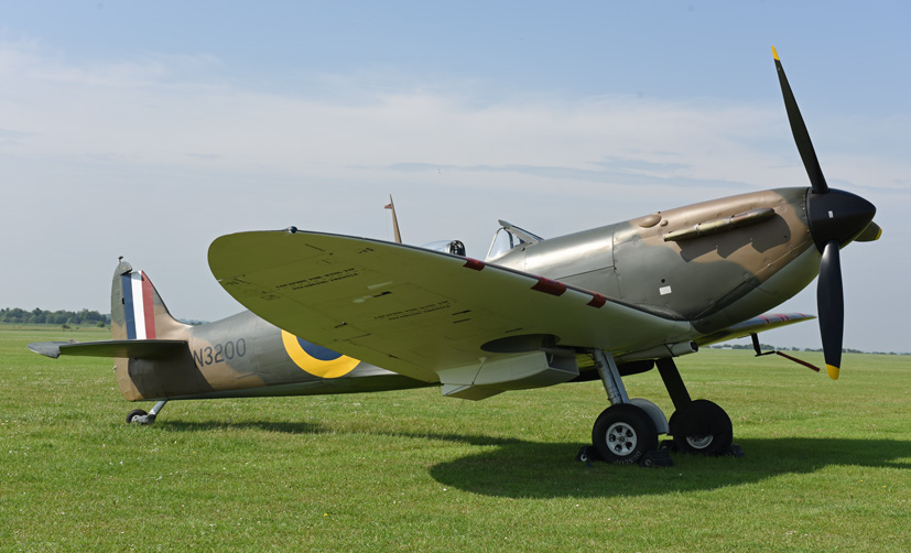 Duxford Air Festival 2018 review whistling Spitfire Mark 1a on Airfix and Corgi Aerodrome