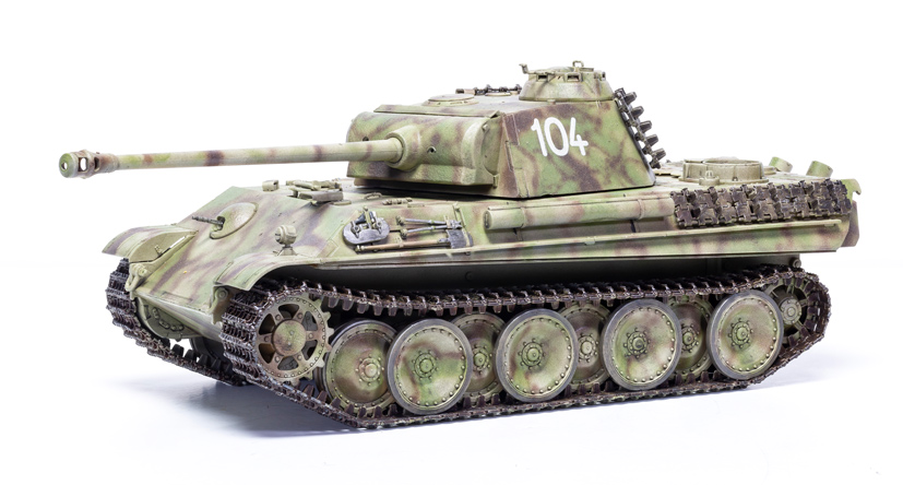 Airfix Panther Ausf G tank model kit A1352 on the Airfix Workbench blog