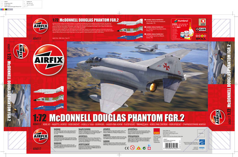 Exclusive Airfix RAF Phantom FGR.2 Falklands Defender artwork reveal A06017 on the Airfix Workbench blog
