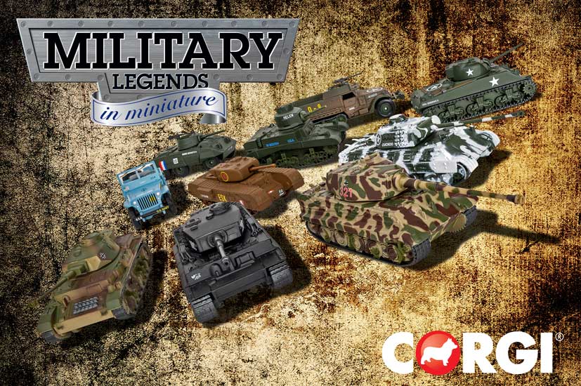 Corgi Military Legends in Miniature model exclusives on the Corgi die-cast diaries blog