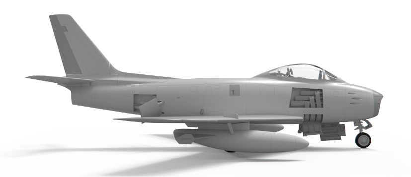 Development of the new Airfix Canadair Sabre Mk4 model kit A08109 on the Airfix Workbench blog