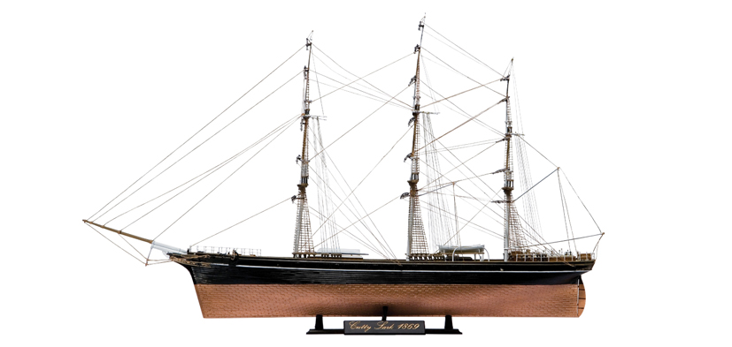 Airfix Vintage Classics Cutty Sark sailing ship on the Airfix Workbench blog