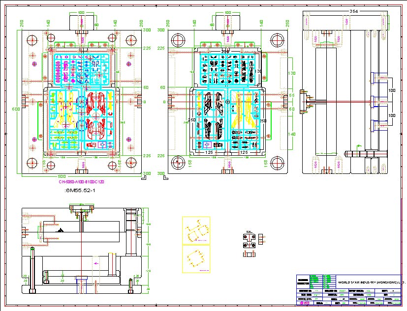 Exclusive 2D tooling engineering layout drawing details on the Airfix Workbench blog