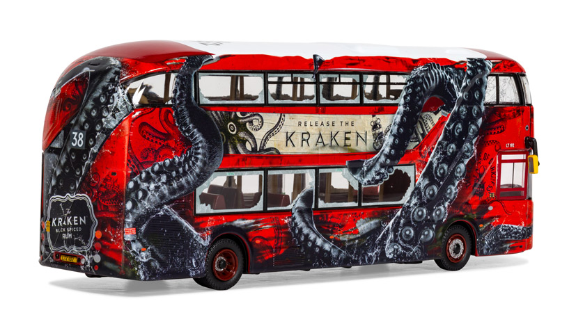 Corgi Original Omnibus New London Routemaster 'Release the Kraken bus on Corgi die-cast diaries blog