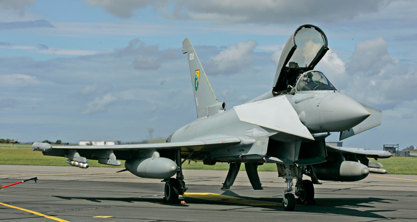 The beautiful RAF Eurofighter Typhoon F2 on the Airfix and Corgi Aerodrome blog