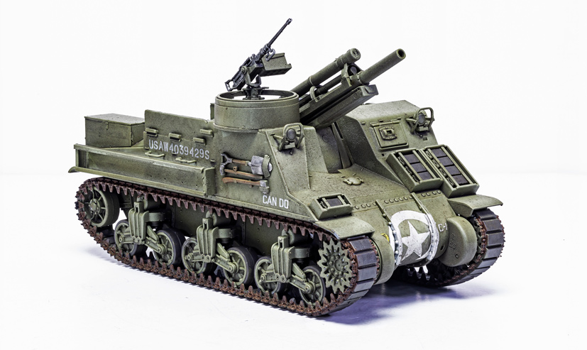 Airfix armour scale model kit A1368 HMC M7 Priest on the Airfix Workbench blog