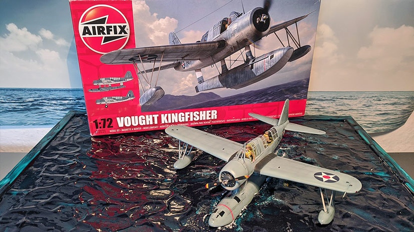 Airfix Vintage Classics Vought OS2U-1 Kingfisher US Navy on the Airfix Workbench blog
