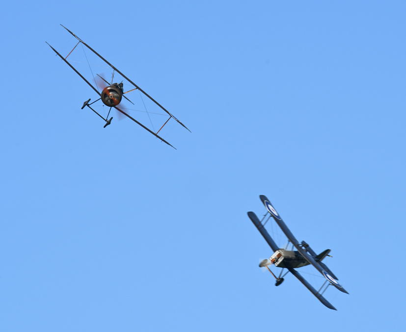 Shuttleworth Season Premier Airshow review historic SE5a on Airfix and Corgi Aerodrome
