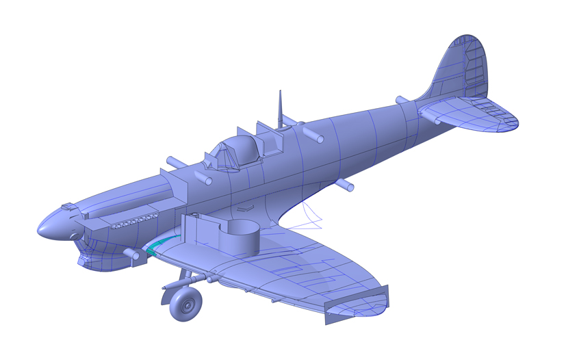 The latest Airfix Spitfire model kit development A02108 on the Airfix Workbench blog