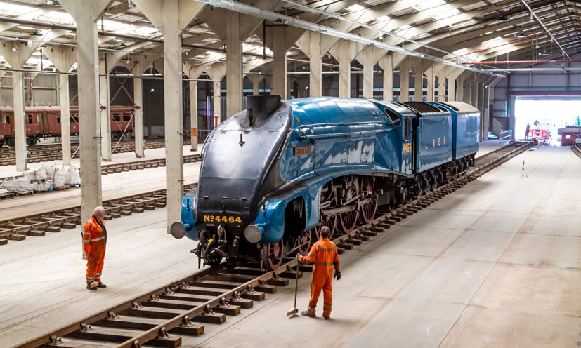 A4 Bittern steam locomotive in old Hornby warehouse on Corgi Diecast Diaries Blog