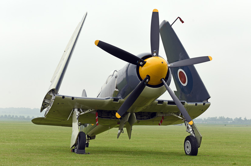 Duxford Air Festival 2018 review Hawker Sea Fury trio on Airfix and Corgi Aerodrome