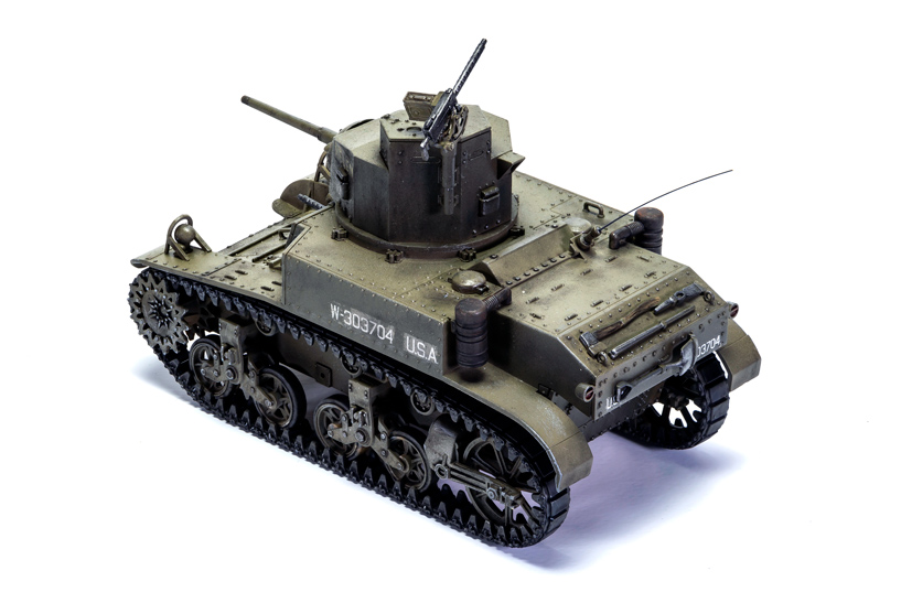 US Army M3 Stuart Light Tank Helen on the Airfix Workbench blog