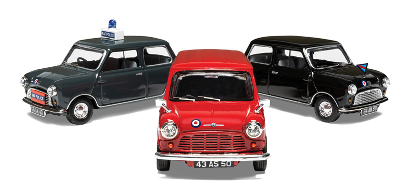 New Corgi Vanguards RAF Mini collection Red Arrows on Corgi die-cast diaries blog