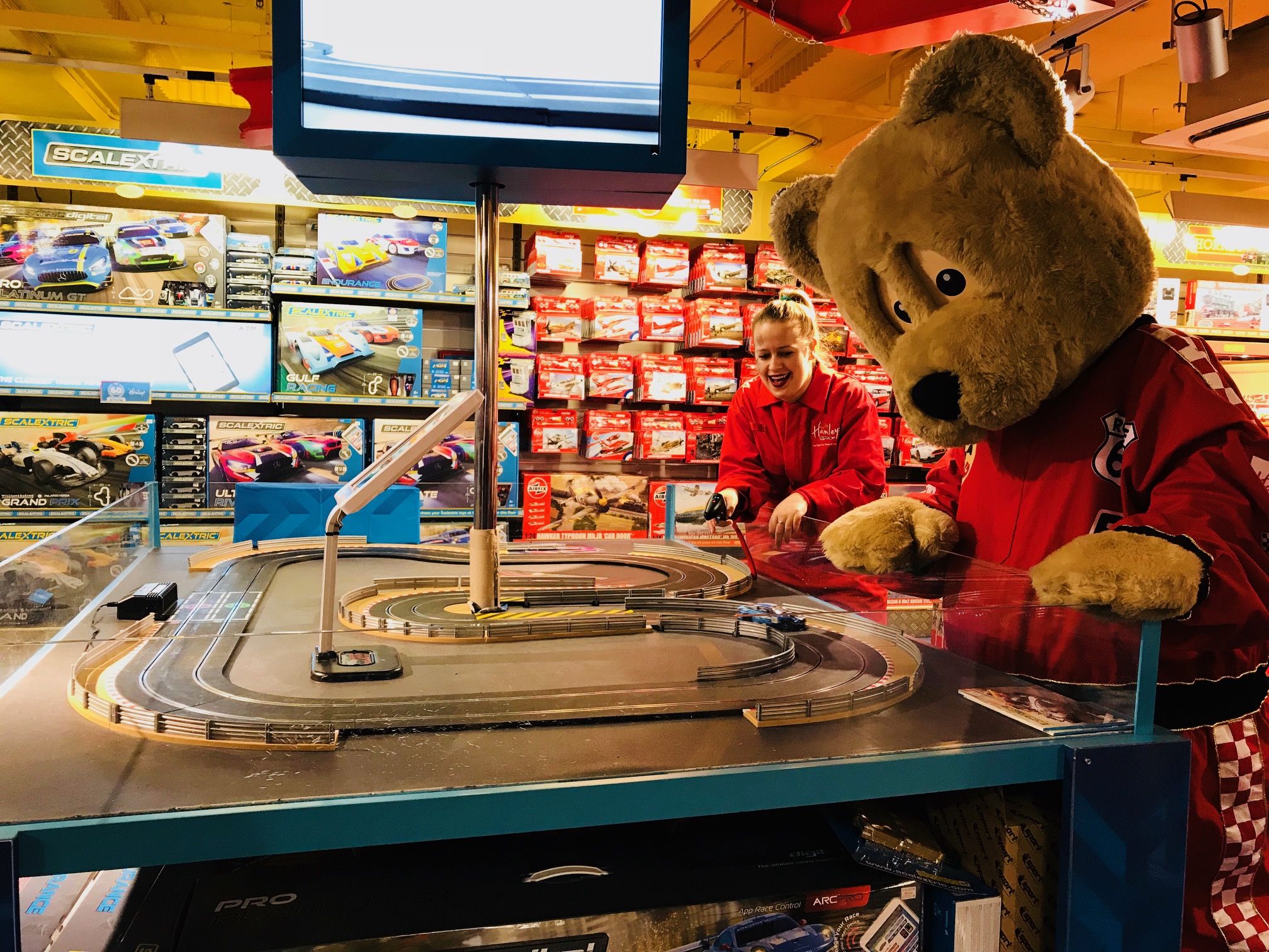Hamleys Race Bear