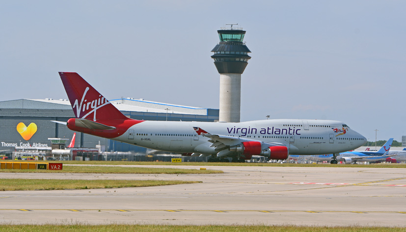 Manchester Airport marks the retirement of Virgin Atlantic's Boeing 747-400 fleet on the Airfix and Corgi Aerodrome blog