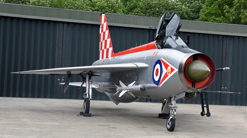 Exclusive Lightning Preservation group four Lightning gathering on Airfix and Corgi Aerodrome