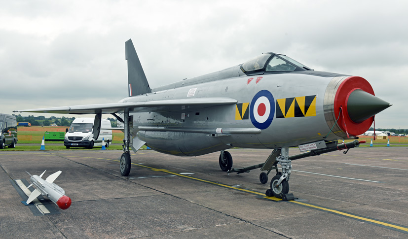 Exclusive Lightning Preservation group four Lightning gathering on Airfix and Corgi Aerodrome