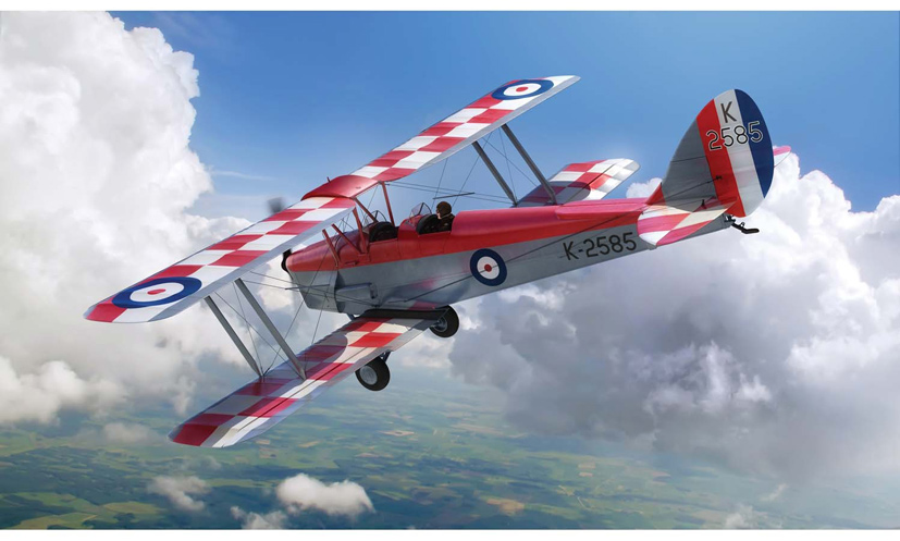 Classic new Airfix de Havilland Tiger Moth kit A04104 Shuttleworth on the Airfix Workbench blog