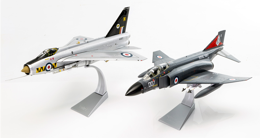 Corgi English Electric Lightning F6 and McDonnell Douglas Phantom FG1 on Corgi die-cast diaries blog