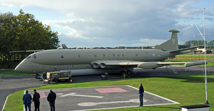 BAe Nimrod MR2 XV250 Maid of Moray delivered to the Yorkshire Air Museum on the Airfix and Corgi Aerodrome blog