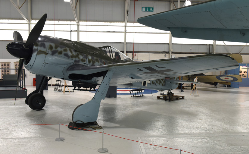 Focke Wulf Fw190 Axis air power collection at Cosford on Airfix and Corgi Aerodrome