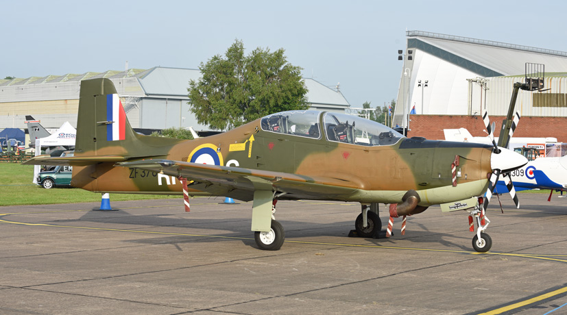 RAF No.72 Squadron Centenary Tucano ZF378 Enniskillen camouflage on the Airfix and Corgi Aerodrome blog