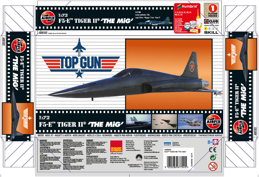 Airfix model kits pay tribute to the new Top Gun movie on the Airfix Workbench blog