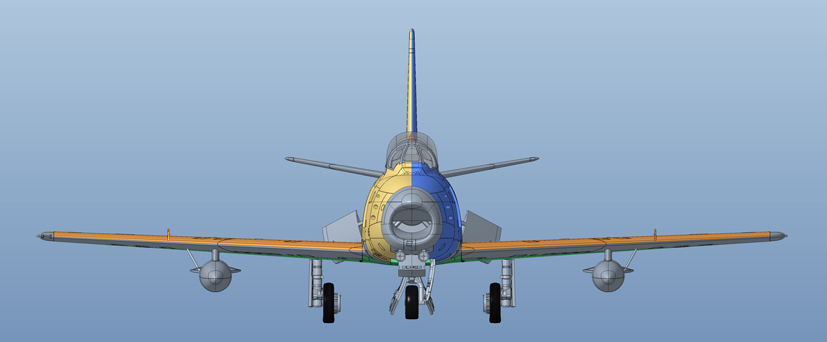 Development of the new Airfix Canadair Sabre Mk4 model kit A08109 on the Airfix Workbench blog