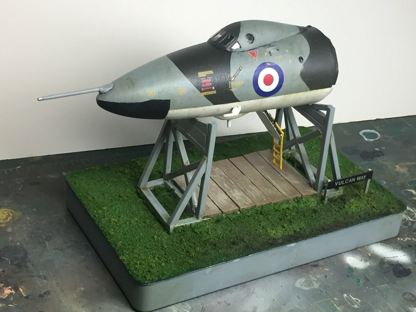 Spectacular Airfix model kit build featuring cockpit section of XH537 on the Airfix Workbench blog
